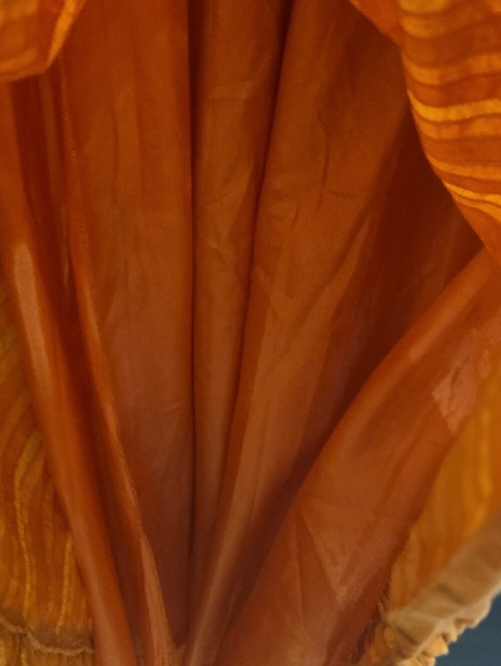 Burnt Orange, Midi/Maxi Boho Dress By "GRIFFLIN PARIS" 100%COTTON) 🤎 - Picture 9 of 16